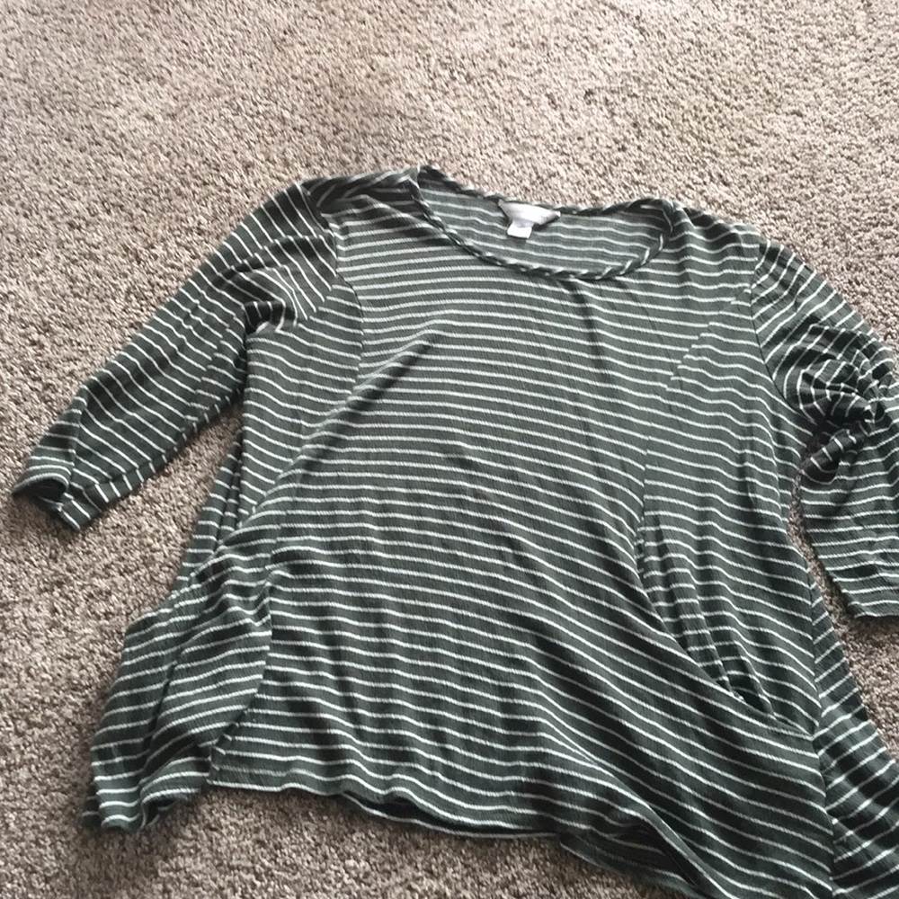 3/4 sleeve Christopher & Banks shirt